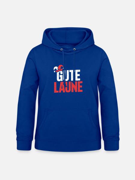 Gute Laune Karneval Fasching Karnevalskostüm Alaaf - Frauen Hoodie - Royalblau