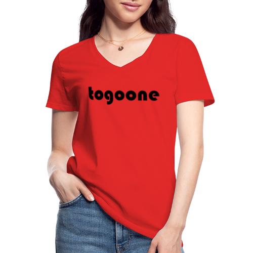 togoone official - Klassisches Frauen-T-Shirt mit V-Ausschnitt