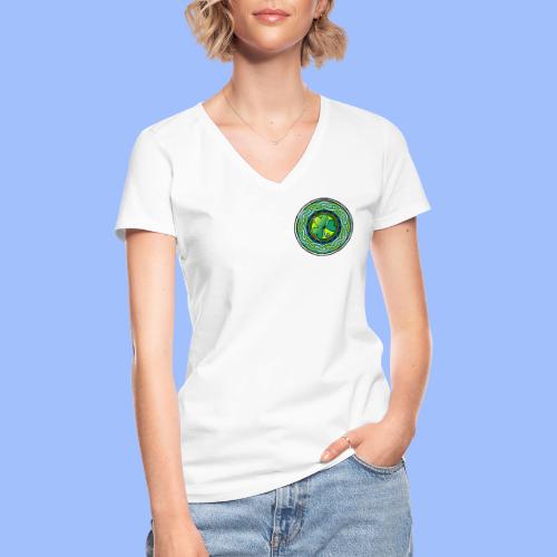 Irish shamrock - T-shirt classique col V Femme