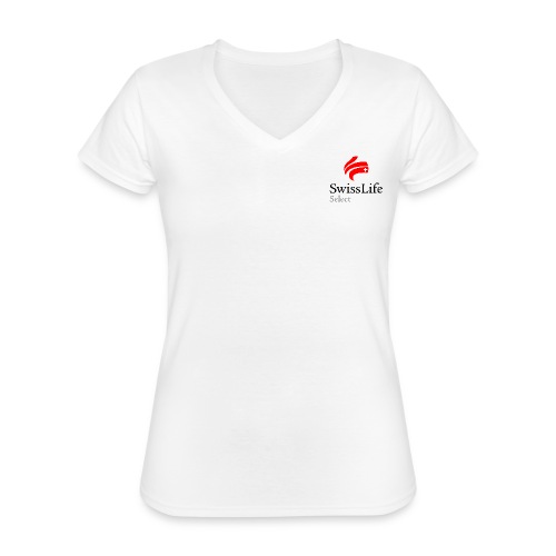Swiss Life Select - Klassisches Frauen-T-Shirt mit V-Ausschnitt