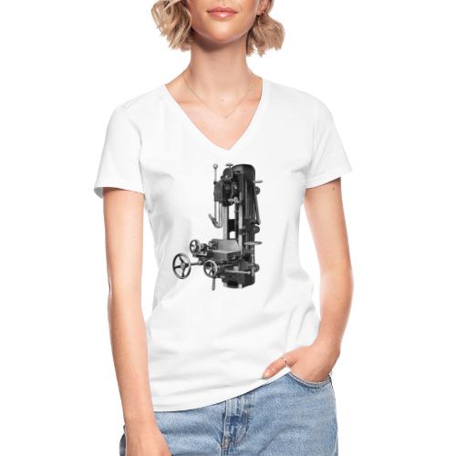 Kettenstämmer - Klassisches Frauen-T-Shirt mit V-Ausschnitt