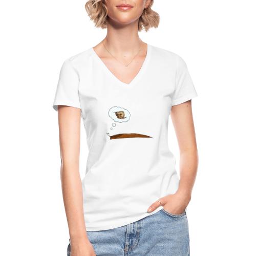 Mathilda - Klassisches Frauen-T-Shirt mit V-Ausschnitt