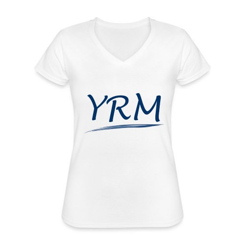 YRMSchriftzug - Klassisches Frauen-T-Shirt mit V-Ausschnitt