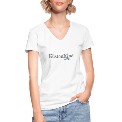 Küstenkind - Klassisches Frauen-T-Shirt mit V-Ausschnitt