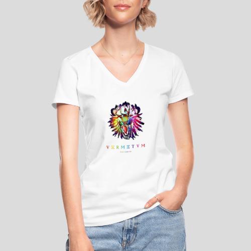 VERMETUM STRENGTH EDITION - Klassisches Frauen-T-Shirt mit V-Ausschnitt