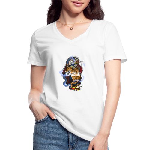 Tiger&DragonUzi - T-shirt classique col V Femme