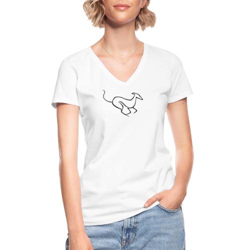 Galopp - Klassisches Frauen-T-Shirt mit V-Ausschnitt