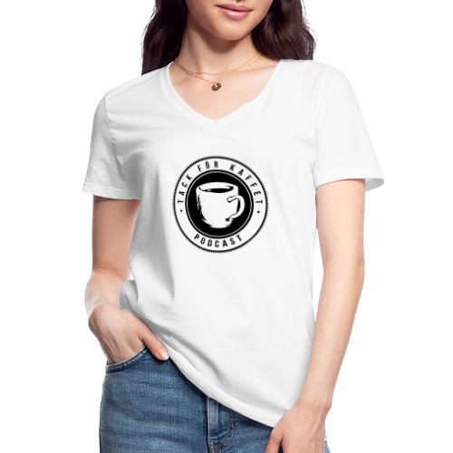 TFK logo - Klassisk T-shirt med V-ringning dam
