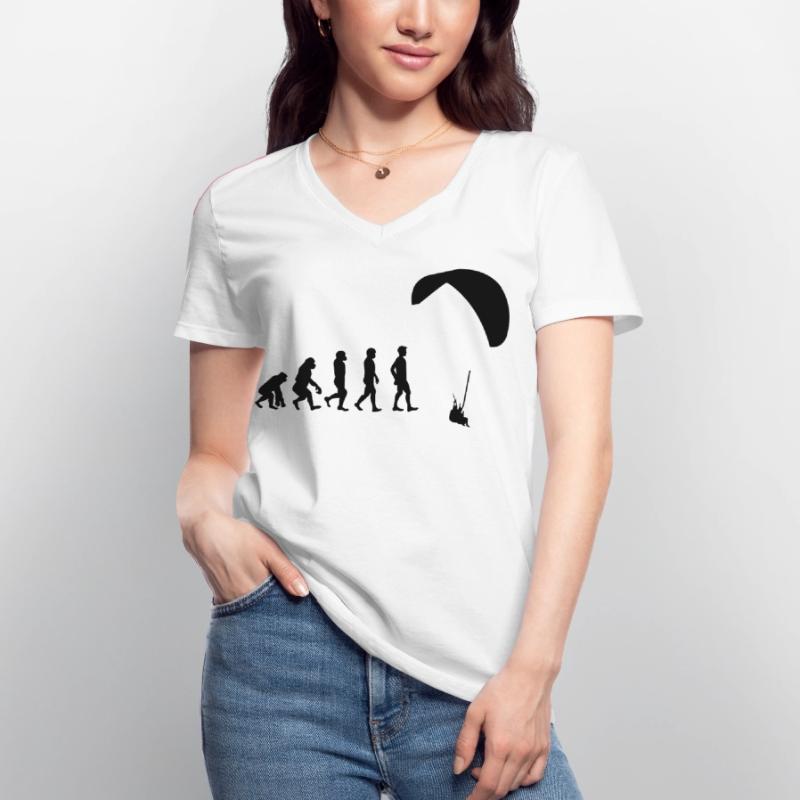 Evolution glider Women's V-neck T-shirt