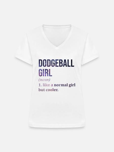Dodgeball Dodgeball Dodgeball - Frauen-T-Shirt mit V-Ausschnitt - Weiß