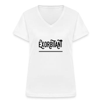 That's how I am - Women's V-neck T-shirt - white - Front - Lela (165cm)