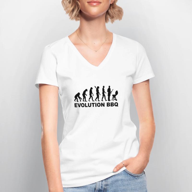 Evolution BBQ Women's V-neck T-shirt