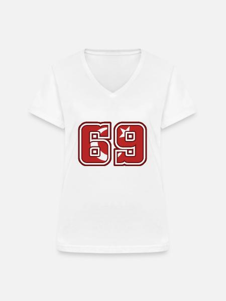 Bayburt - Frauen-T-Shirt mit V-Ausschnitt - Weiß