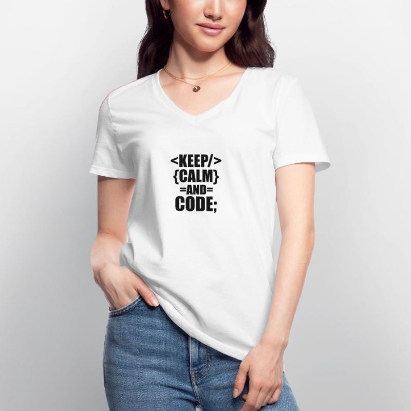Software developer Women's V-neck T-shirt