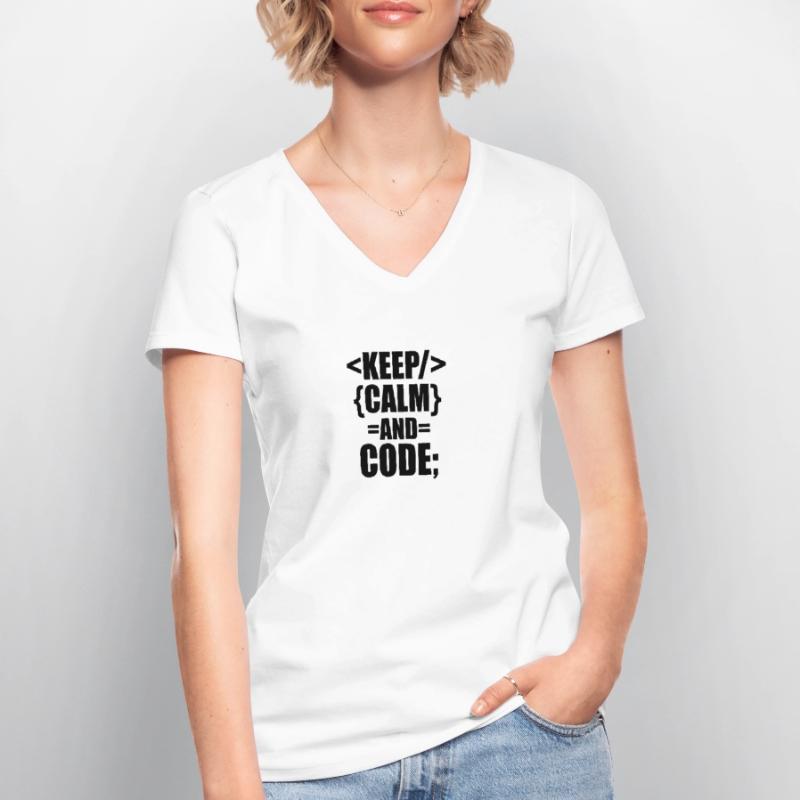 Software developer Women's V-neck T-shirt