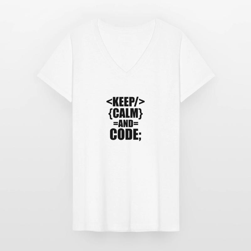 Software developer Women's V-neck T-shirt