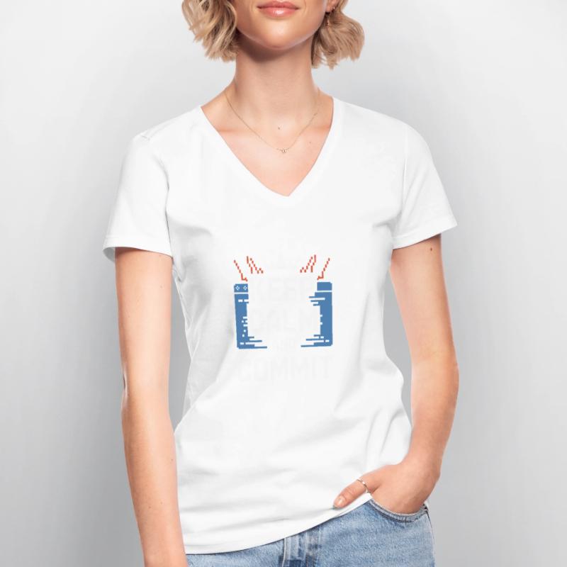 Codieren Von Ninja Programmer Debugging Master Frauen-T-Shirt mit V-Ausschnitt