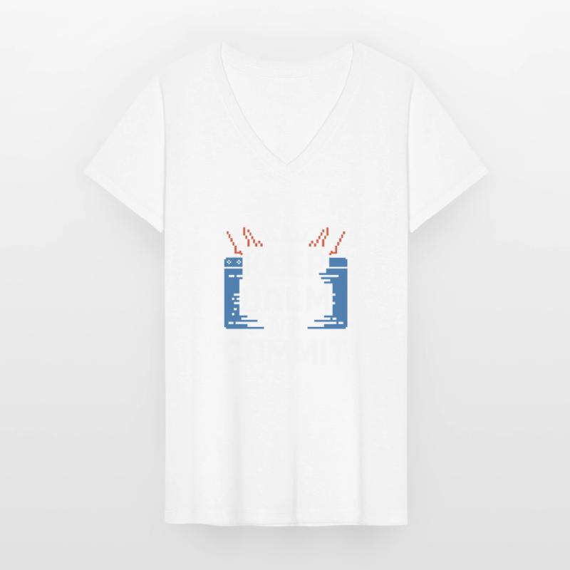 Codieren Von Ninja Programmer Debugging Master Frauen-T-Shirt mit V-Ausschnitt