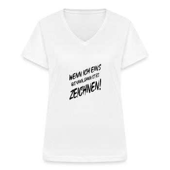 Ich Fühl Mich Disco Party Feiern Disco Tanzen Gehe - Frauen-T-Shirt mit V-Ausschnitt - Weiß - Vorne - Lela (165cm)