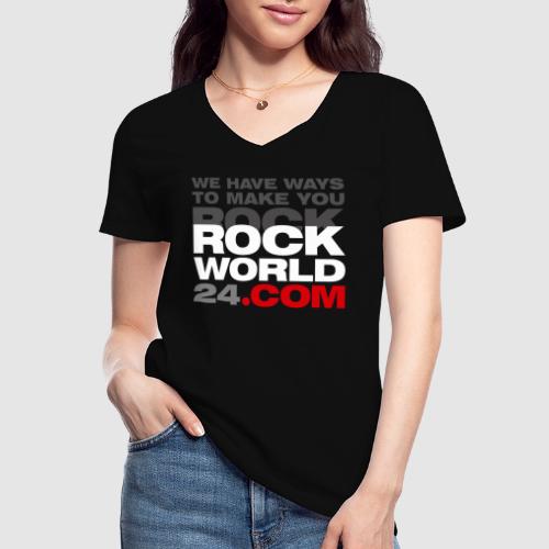 BLACK Collection 2020 - Klassisk dame T-shirt med V-udskæring
