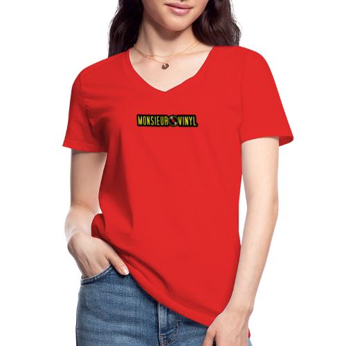 Classique - T-shirt classique col V Femme