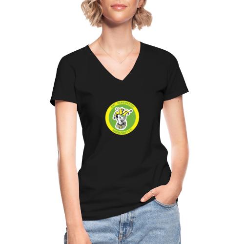 DNZ - Klassisches Frauen-T-Shirt mit V-Ausschnitt