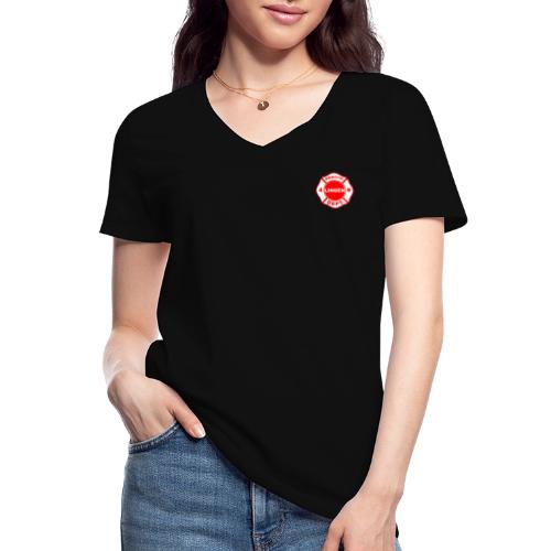 EMT-Design - Klassisches Frauen-T-Shirt mit V-Ausschnitt