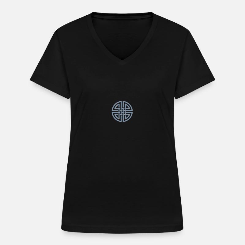 Celtic - Women's V-neck T-shirt - black
