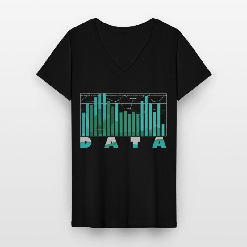 Behavioral Analyst Data Coding Women's V-neck T-shirt