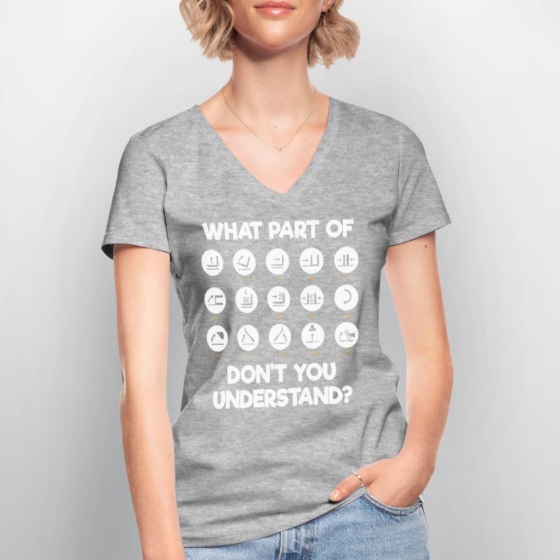 Forklift operators, warehouse workers, forkstackers Women's V-neck T-shirt