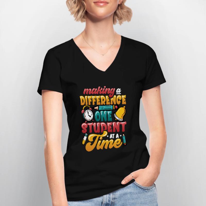 Making a difference Women's V-neck T-shirt