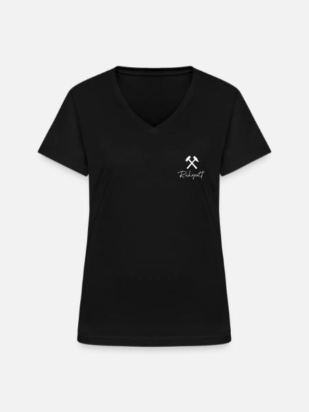 Ruhrpott - Frauen-T-Shirt mit V-Ausschnitt - Schwarz