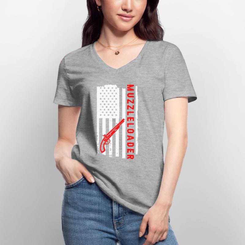 Vorderlader Muzzleloader Muzzle Loading Women's V-neck T-shirt