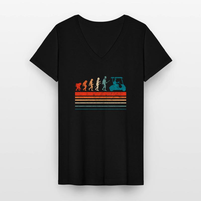 Évolution du golf T-shirt col V Femme