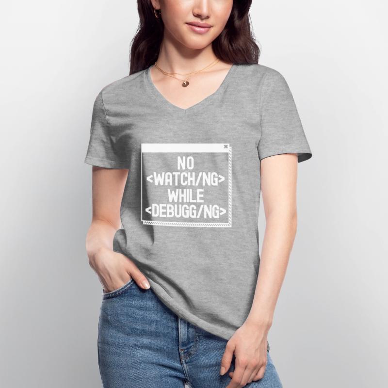 Developer Coder Programmer Women's V-neck T-shirt