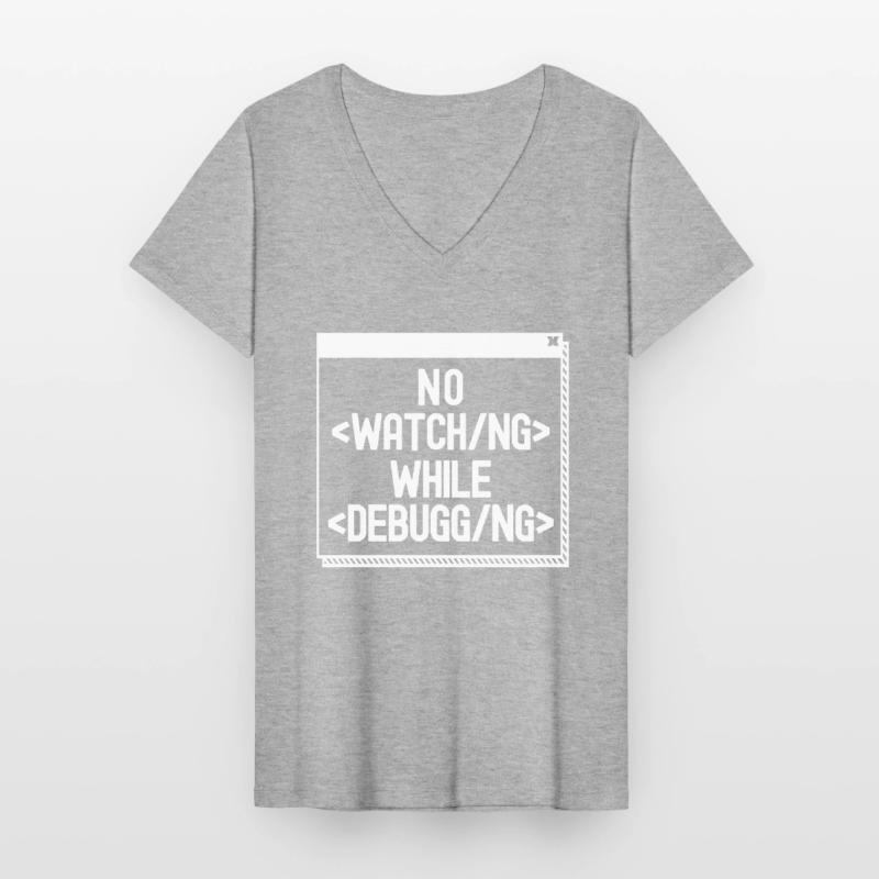 Developer Coder Programmer Women's V-neck T-shirt