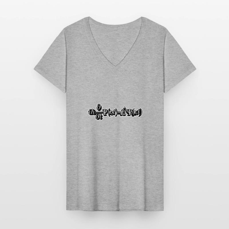 Physics Phyker Equation Quantum Physics Women's V-neck T-shirt
