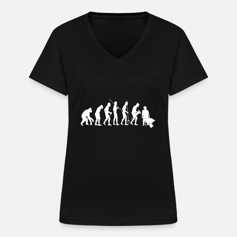 Craft Tool Evolution Craftsman Électronique - T-shirt col V Femme - noir