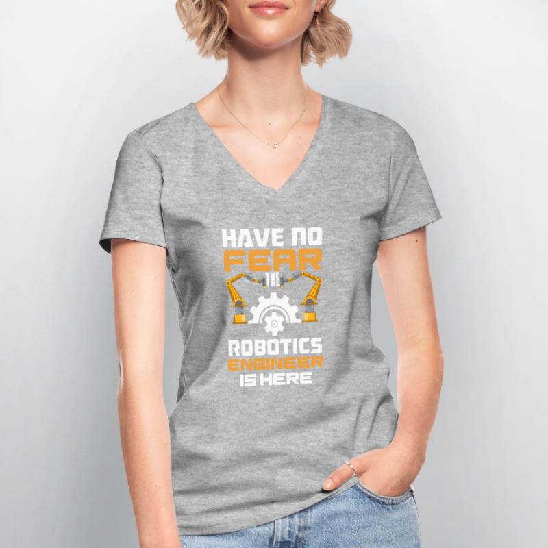Robotics Robot Programmer Women's V-neck T-shirt