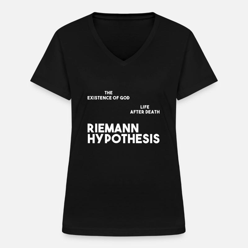 Cadeau de maths professeur de nerd professeur de mathématiques professeur de mathématiques - T-shirt col V Femme - noir