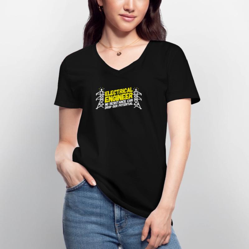 ELECTRICAL ENGINEER: Electrical Engineer Potential Frauen-T-Shirt mit V-Ausschnitt