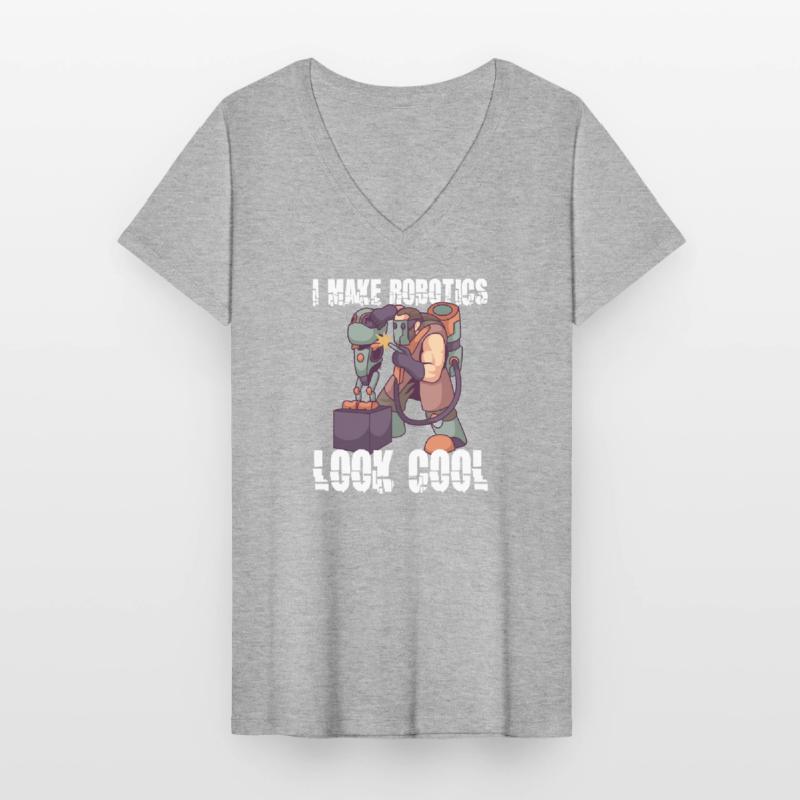 Robotics Engineer For Machine Learning Women's V-neck T-shirt