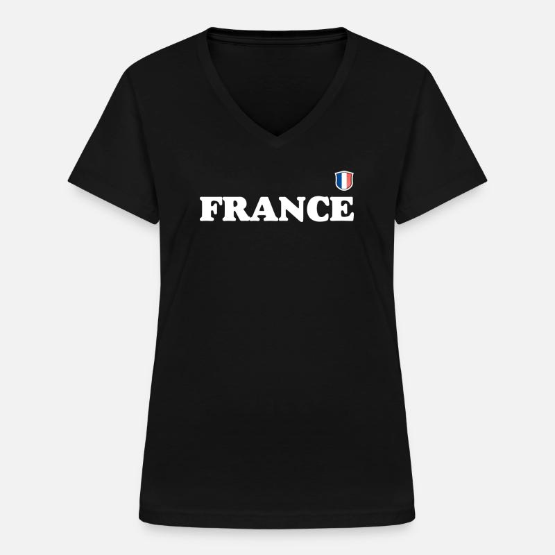 need_image - Women's V-neck T-shirt - black