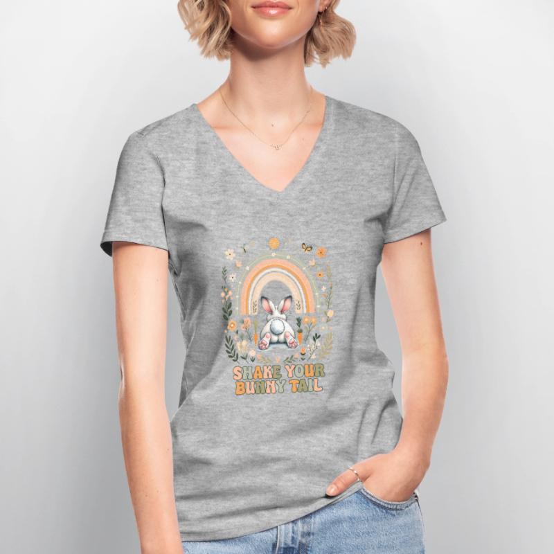 Easter Easter Bunny Easter Eve Easter Sunday Easter Egg Spring Women's V-neck T-shirt