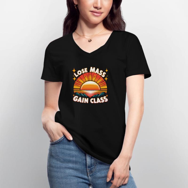 Decrease Women's V-neck T-shirt