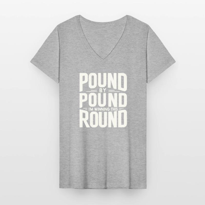 Decrease Women's V-neck T-shirt