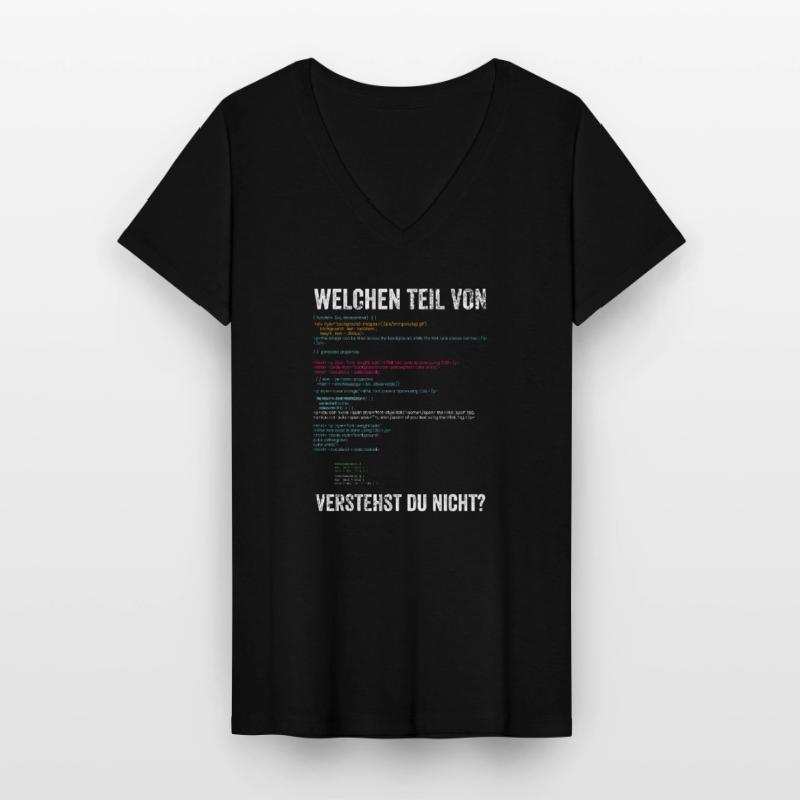 Programmierer Frauen-T-Shirt mit V-Ausschnitt