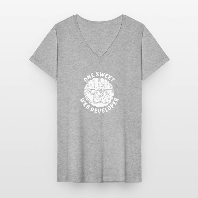 Web Developer Web Developer Women's V-neck T-shirt