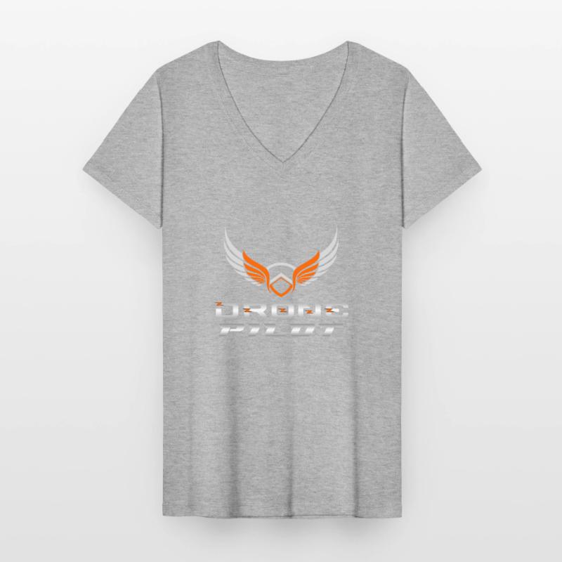 Drone Drones Drone Flight Drone Pilot Women's V-neck T-shirt