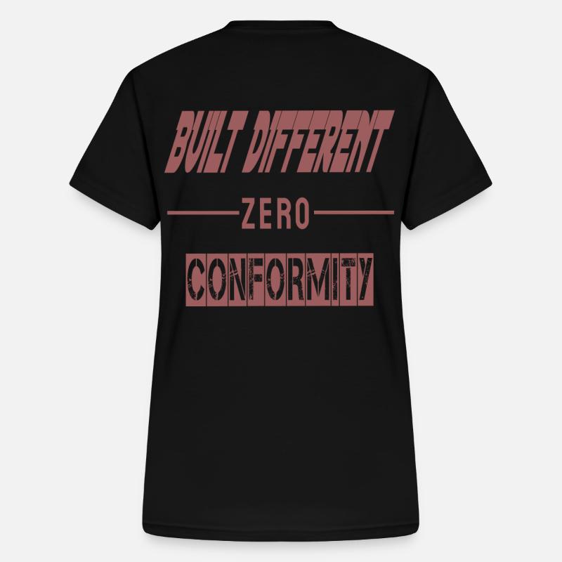 Construit différemment | Sweat à capuche Zero Conformity - T-shirt col V Femme - noir
